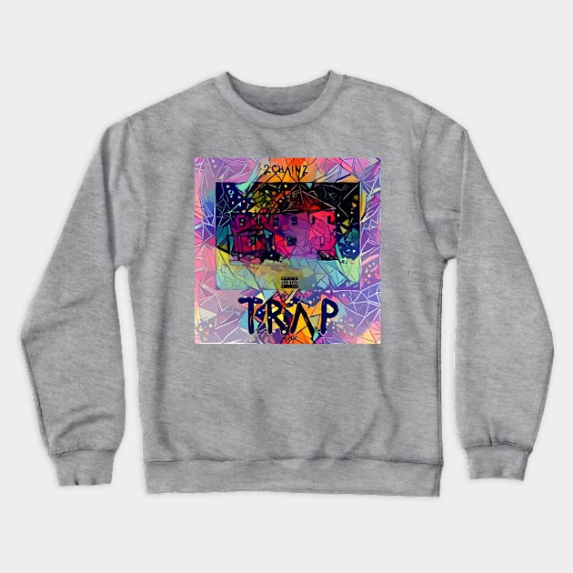 Abstract Pretty Girls Like Trap Music Crewneck Sweatshirt by stilldan97